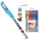 BIRO LEBEZ 61787 GLITTER 8 COLORI