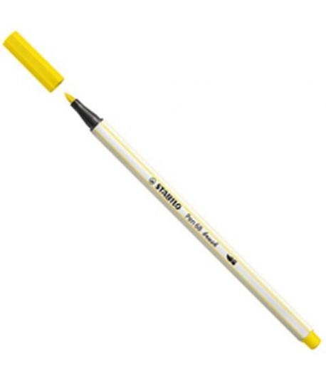 PENNARELLI STABILO PEN68 BRUSH 24 GIALLO