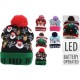 CAPPELLO CON POM POM LED AAF517100