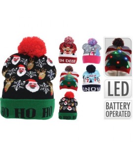 CAPPELLO CON POM POM LED AAF517100