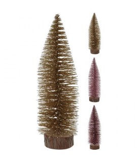 ALBERO GLITTER CM35 BASE LEGNO CAA667440