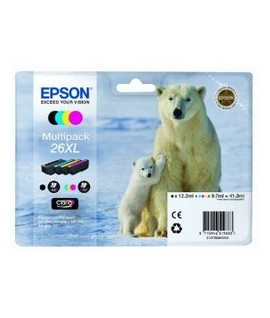 MULTIPACK INKJET EPSON 26XL ORSO POLARE