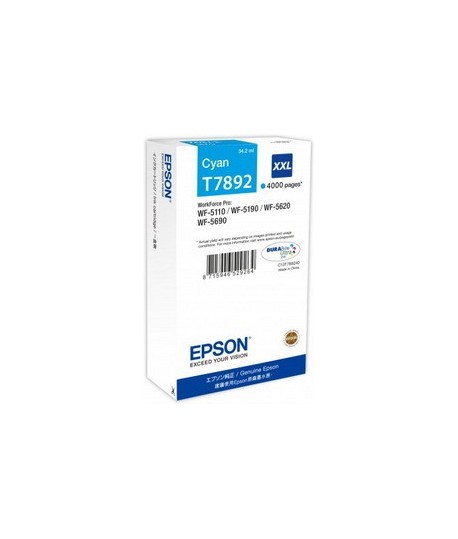 INKJET EPSON T7892 CIANO 4 K