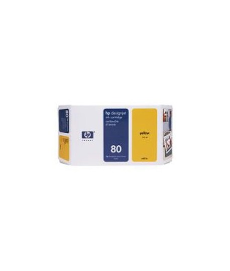 INKJET HP C4848A N.80 GIALLO 350ML