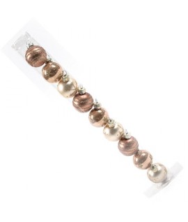 SFERA D30 ORO/RAME DECOR 9PZ 82088