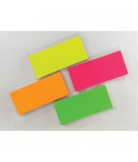 SEGNAPREZZO FLUO RETTANGOL. CM.4*9 50PZ