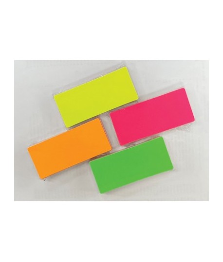 SEGNAPREZZO FLUO RETTANGOL. CM.4*9 50PZ