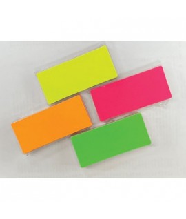 SEGNAPREZZO FLUO RETTANG. CM.6*12 50PZ