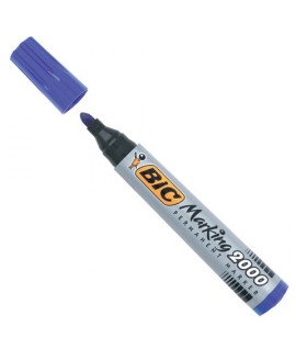 MARCATORE BIC 2000 INDEL. PT BLU 12PZ