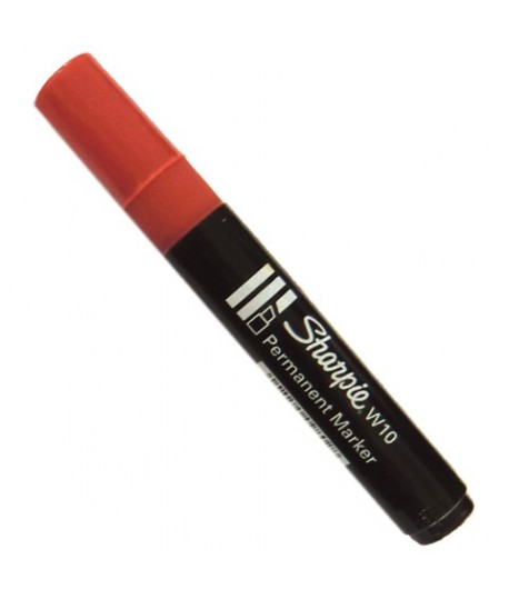 MARCATORE SHARPIE W10 PS ROSSO 12PZ