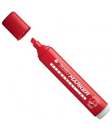 MARCATORE TRATTO MARKER PS ROSSO 12PZ