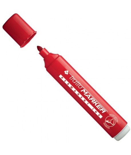 MARCATORE TRATTO MARKER PT ROSSO 12PZ