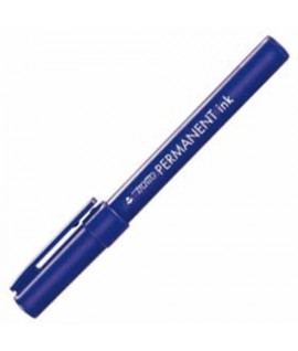 MARCATORE TRATTO PERMANENT BLU 12PZ