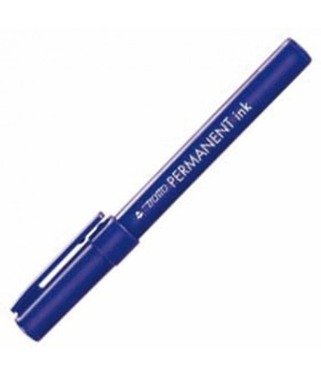 MARCATORE TRATTO PERMANENT BLU 12PZ