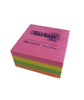 CUBO TARTAN NOTES MM76*76 NEON 400FF