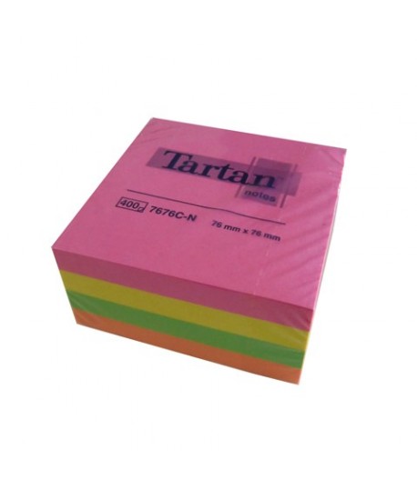 CUBO TARTAN NOTES MM76*76 NEON 400FF