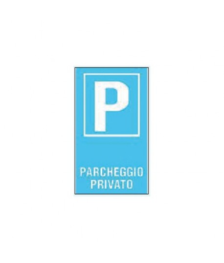 TARGA LETT PARCHEGGIO PRIVATO CM 25X45