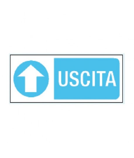TARGA LETT USCITA CM 14X31