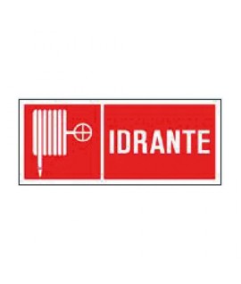 TARGA LETT IDRANTE CM 14X31