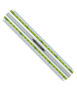 RIGHELLO ALLUMIN. ARDA DOPPIODECIM. 20CM