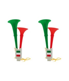 MAZZEO 02534 TROMBA TRICOLORE ITALIA