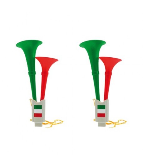 MAZZEO 02534 TROMBA TRICOLORE ITALIA