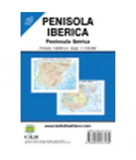 CARTA MURALE PENISOLA IBERICA FIS/POL