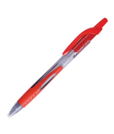 PENNA SFERA SCATTO FABER SUPER 1.0 ROSSO