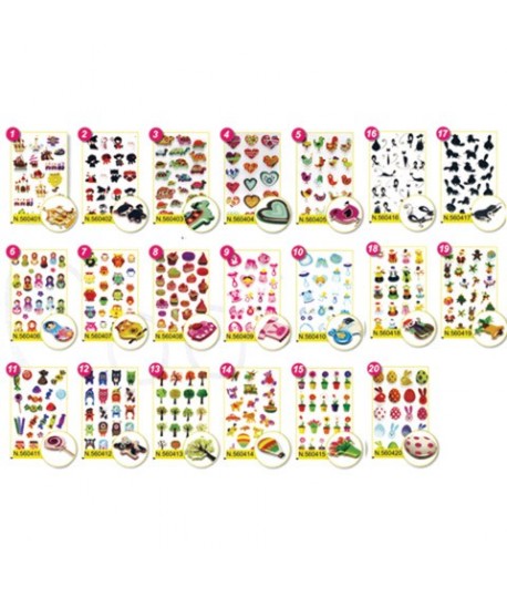 STICKERS MAILDOR 3D COOKY CM7,5X12