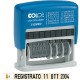 POLINOMIO-DATARIO COLOP S120/WD 4MM