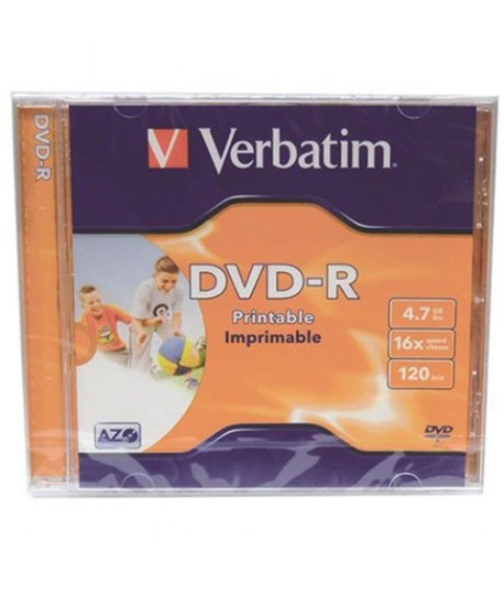 DVD-R VERBATIM 43521 PRINTABLE 16X 4,7GB