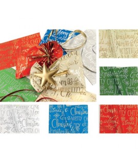 BUSTA PNP CM 35X50 XMAS WORD 50PZ