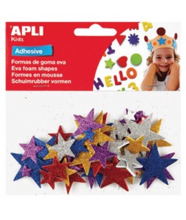 STELLE GLITTER EVA APLI 13485 50PZ