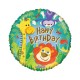 MYLAR SAGOMA TONDA 18" BUON COMPLEANNO