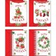BIGLIETTO BN 12*17 DEC.ADDOBBI 12PZ 4456