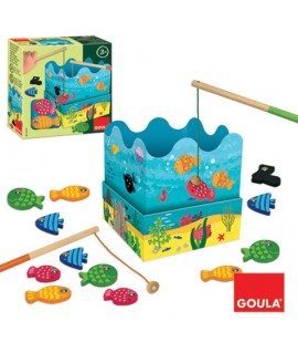 GOULA 53412 GIOCO PESCA LEGNO