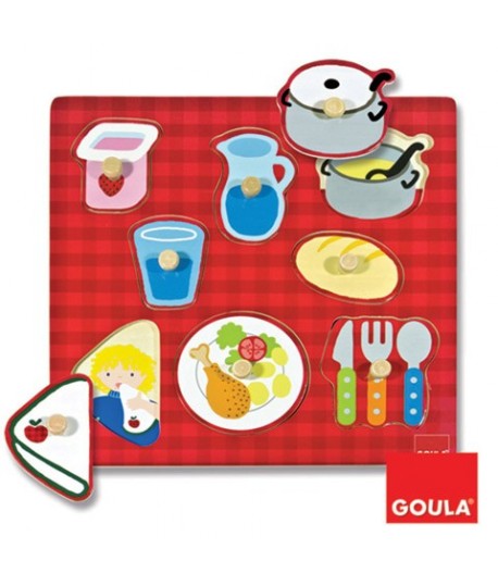 GOULA 53033 PUZZLE SALA DA PRANZO LEGNO