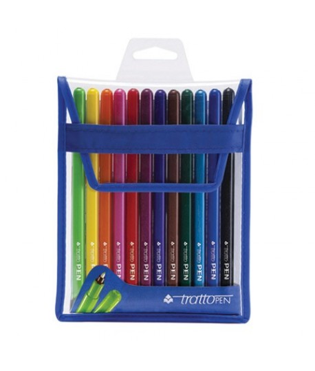 PENNARELLO TRATTO PEN ASSORTITI 12PZ(BS)