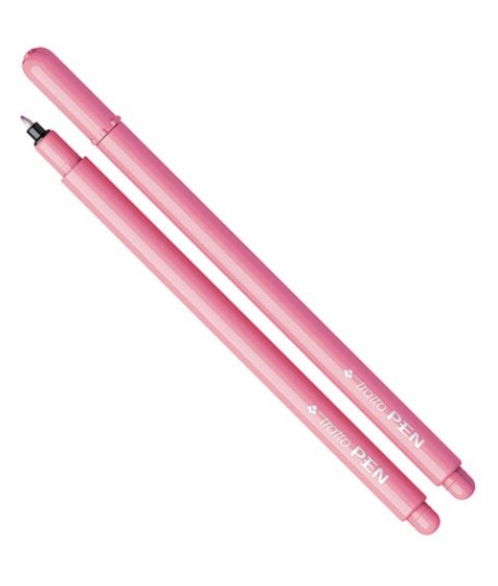 PENNARELLO TRATTO PEN METAL ROSA 18 12PZ