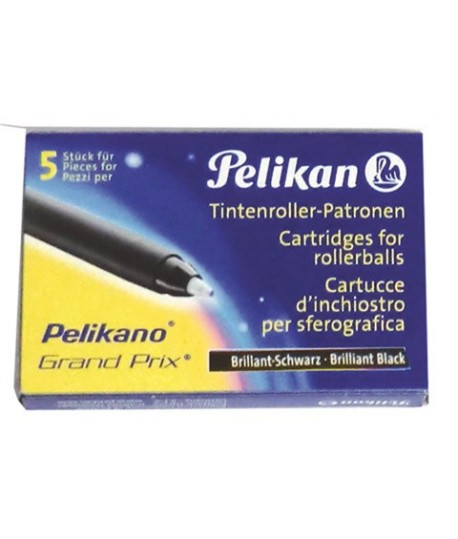 CARTUCCE SF. PELIKAN GRAND PRIX NERO 5PZ