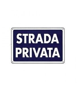 CARTELLO CM 20X30 "STRADA PRIVATA"