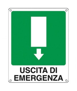 CARTELLO ALL. 25*31 USCITA D'EMERGENZA