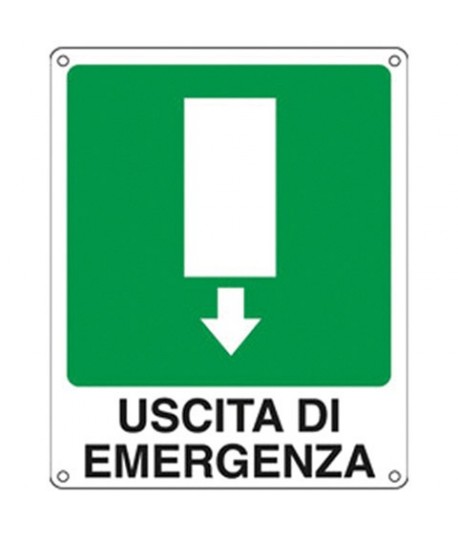 CARTELLO ALL. 25*31 USCITA D'EMERGENZA