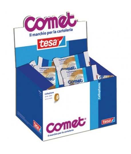 ADESIVO TRASP. COMET H15 X 33MT 30PZ