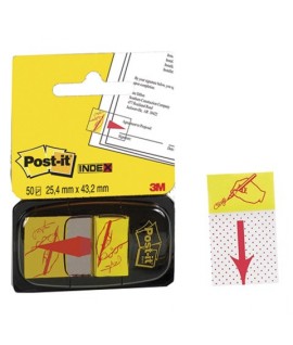 POST-IT INDEX 3M 680-31 FIRMARE 50PZ