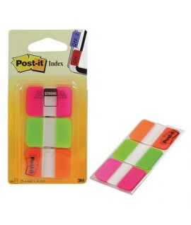 POST-IT INDEX 3M 686-PGO NEON DISP.66PZ