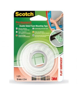 BIADESIVO SCHIUMA 3M SCOTCH 19MM X 1,5M