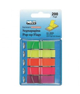 SEGNAPAGINA NIJI 26002 FLAGS 5COL 200PZ