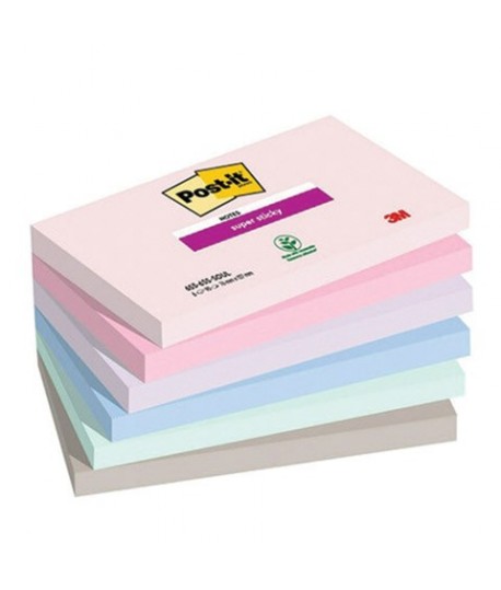 POST-IT 3M SUPER STICKY 655 SOULFUL 6PZ