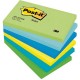 POST-IT 3M 655 MM76X127 ASSORT MINT 6PZ